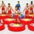 Subbuteo Andrew Table Soccer Red Bull Salzburg 2013-14 on WSB Professional bases